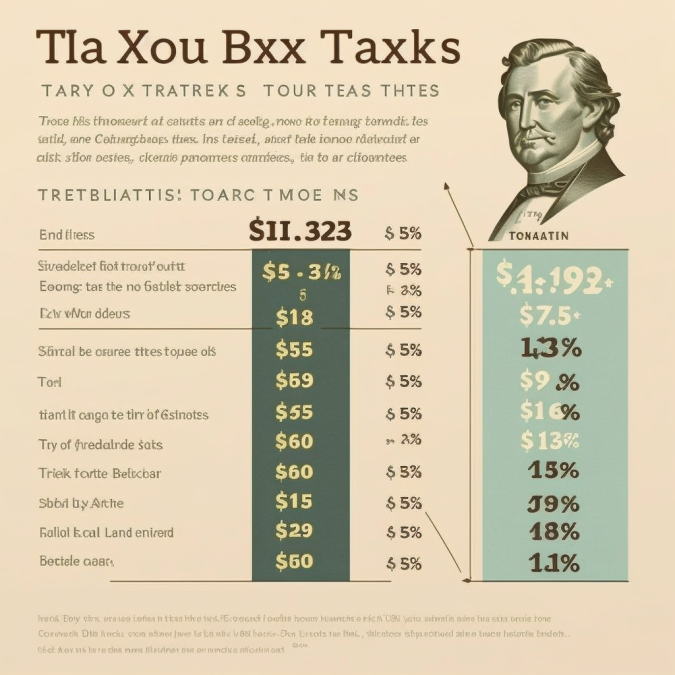 3 examples of tax brackets