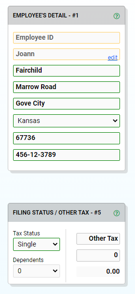 Kansas pay stub generator