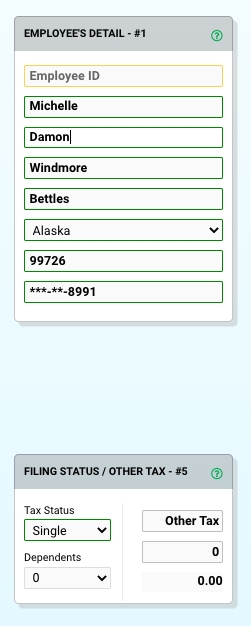 Alaska pay stub