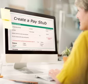 create a pay stub
