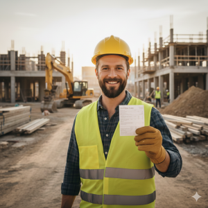 contractor check stub